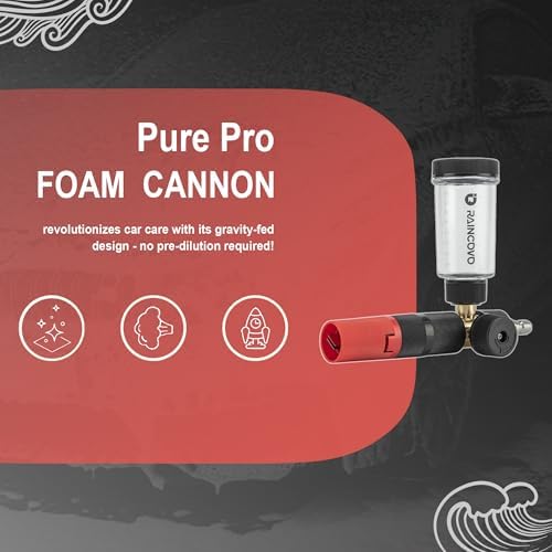 Raincovo Pure Pro Foam Cannon for Pressure Washer, Adjustable Nozzle - Image 2