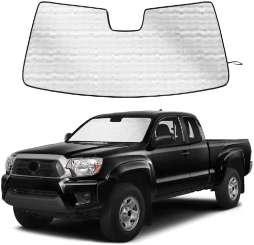 Windshield Sun Shade for to-yo-ta Tacoma 2005-2015 by SULAGIWINDSHIELDSUNSHADE