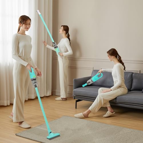 Handheld Vacuum Cleaner,6 in 1 Corded Stick Vacuum Cleaner（Green - Image 2