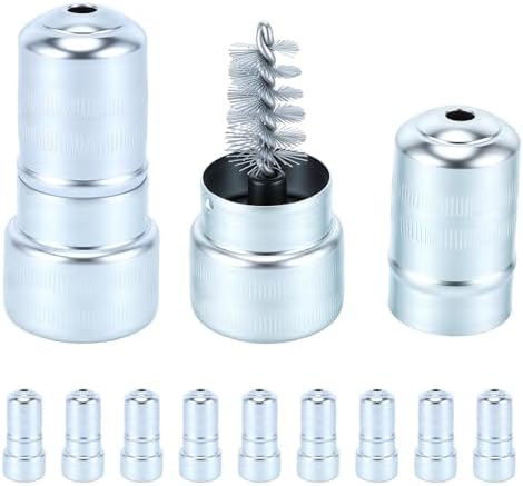 10pcs Stainless Steel Battery Tterminal Cleaner,Battery Terminal Cleaning Brushes, Universal Battery Post Cleaner Tool for Car, Truck, Marine Top & Side Terminals Dirt Removal by aqxreight