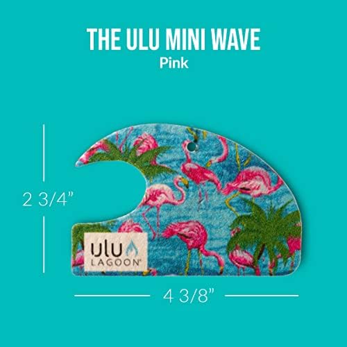 ulu Lagoon Hanging Car Air Freshener | Tropical Beach Coconut Surf Wax Scent Mini Wave | Long Lasting Car Freshener, Closet and Beyond | Made In USA | 3 Pack (Miami) - Image 5