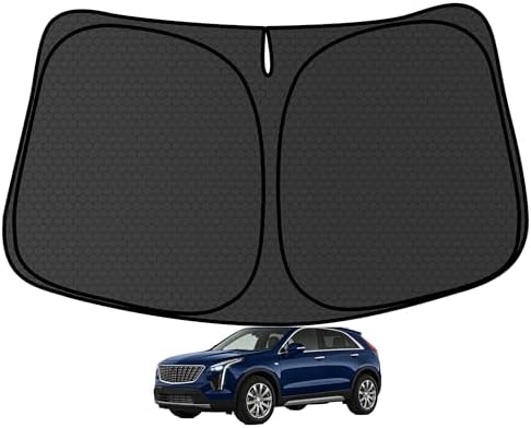 XT4 Customized Windshield Sun Shade for 2019 2020 2021 2022 2023 2024 2025 XT4 Front Window Sunshade Visor Protector Foldable Blocks UV Rays Keep Car Cooler Accessories by aatoppus
