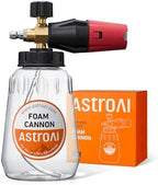 AstroAI Foam Cannon for Pressure Washer with 1/4" Quick Connect Plug, 1 L by AstroAI