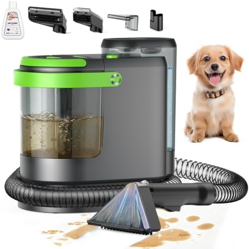 18Kpa Portable Carpet Cleaner Machine for Cars, Pets, Spot, Rug, Couch by Natrogix