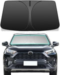 Windshield Sun Shade for Toyota RAV4 2019-2025, 4-Layer 240T Foldable UV Block Car Accessory to Cool Interior by Unknown