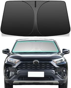 Windshield Sun Shade for Toyota RAV4 2019-2025, 4-Layer 240T Foldable UV Block Car Accessory to Cool Interior by Unknown