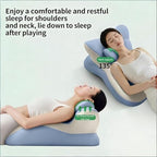 Adjustable Intimacy & Pregnancy Support Pillow - Ergonomic Foam Wedge Cushion for Back Pain, Sitting, Lying, Multi-Position with Removable Washable Cover (Blue) - Image 7