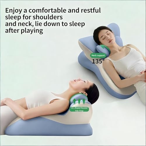 Adjustable Intimacy & Pregnancy Support Pillow - Ergonomic Foam Wedge Cushion for Back Pain, Sitting, Lying, Multi-Position with Removable Washable Cover (Pink) - Image 7