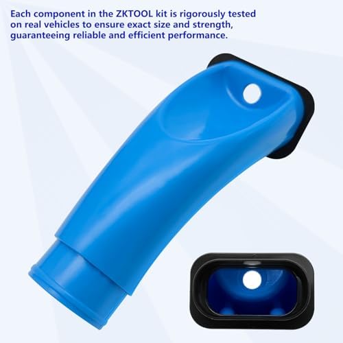 ZKTOOL 12PC Intake Valve Carbon Cleaning Walnut Blasting Adapter - Image 6