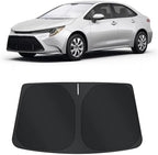 TINGLU Sun Shade for Audi Q5 2018-2024 2025 2026 Accessories Windshield Sun Shade Window Shade UV Rays Protection Sun Visor Cover with Steering Wheel Sunshade Storage Bag by TINGLU