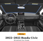Car Windshield Sun Shade for Honda 2022-2025 2026 Civic Accessories (OEM Design) Reflective Foldable Heat Insulation Sunshade for Ultimate Protection - Image 2