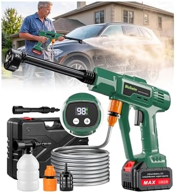 BluSwim Cordless Brushless Car Cleaning Tool with LCD Display by BluSwim