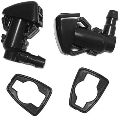 Front Windshield Washer Nozzle Kit fit for 2008 2009 2010 Ford Super Duty F-250 F-350 F-450 F-550 Replaces # 7C3Z-17603-A 7C3Z-17K605-A Wiper Fluid Washer Nozzle Spray Jet - Image 6