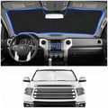 Custom Fit Windshield Sun Shade for Toyota Tundra 2007-2021 by Unknown