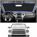 Custom Fit Windshield Sun Shade for Toyota Tundra 2007-2021 by Unknown