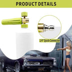 Foam Cannon 1 L Bottle Car Wash Snow Foam Lance with 1/4" Quick Connector Pressure Power Jet Washer Quick Release Adjustable Nozzle - Image 7