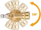 FIXFANS Pressure Washer Pivoting Coupler, Gutter Cleaner Attachment - Image 5
