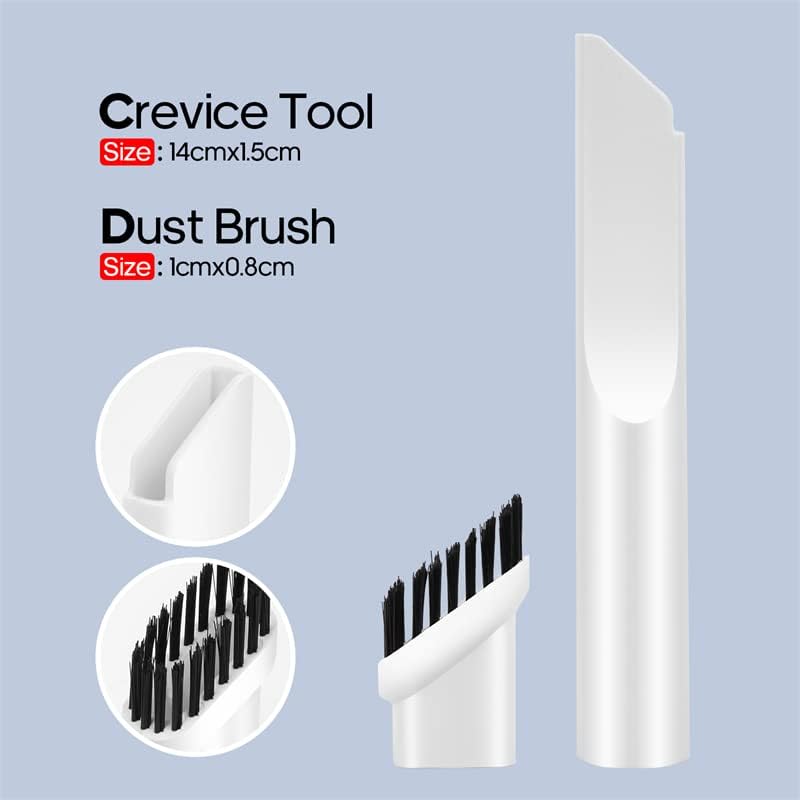 Mini Handheld Vacuum for Home&Car, Cordless Portable Rechargeable White - Image 5