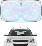 Windshield Sun Shade for Chevrolet Equinox 2010-2017 - 4-Layer Sunshade Compatible with Chevrolet Equinox Foldable Front Window Sunshade Sun Visor Protector Block UV Rays Keep Your Car Cooler by Unknown