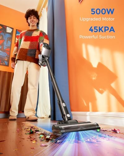 Cordless Vacuum Cleaner, 500W 45KPA 50Mins Stick Vacuum Cleaners for Home - Image 2