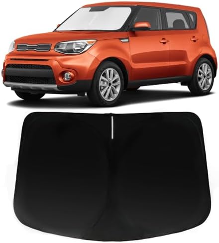 Windshield Sun Shade for KIA Soul 2020-2022 2023 2024 2025 2026 by PAIMOHO
