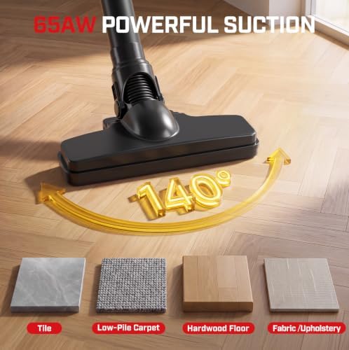 Cordless Vacuum Compatible with Milwaukee 18V Battery (No Battery) - Image 6