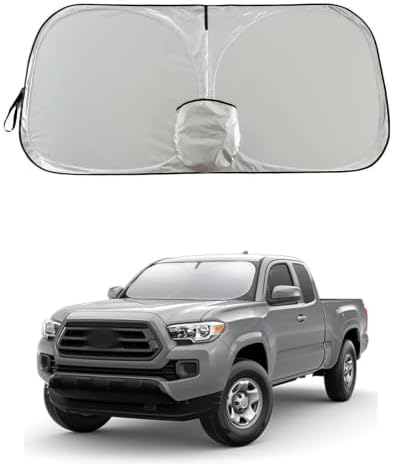 Tacoma Windshield Sun Shade, Sunshade Windshield Visor for Toyota Tacoma 1995-2025. by Nwgl