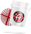Adam's Polishes Wash Bucket (5 Gallon Bucket + Grit Guard) - Car Detailing Tool for Car Washing & Garage Storage | Stores Car Wash Soap, Foam Cannon, Foam Gun, Microfiber Towels & More by AdamsPolishes