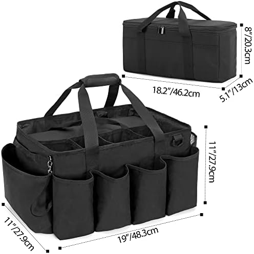 HODRANT Detailing Bag with Polisher Carry Bag for Buffer Bottle Towel - Image 6