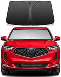 Windshield Sun Shade for Acura RDX 2019-2026, 4-Layer 240T Foldable UV Block Car Accessory to Cool Interior by Unknown