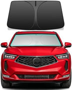 Windshield Sun Shade for Acura RDX 2019-2026, 4-Layer 240T Foldable UV Block Car Accessory to Cool Interior by Unknown