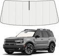 Windshield Sun Shade for Ford Bronco 2021-2026, Accordion Folding Design by Fonowka