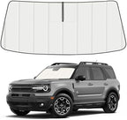 Windshield Sun Shade for Ford Bronco 2021-2026, Accordion Folding Design by Fonowka
