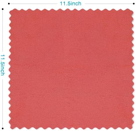 Orighty Microfiber Cleaning Cloth Bulk, 50 Pack Shop Towels 12x12 Inch, Red - Image 5