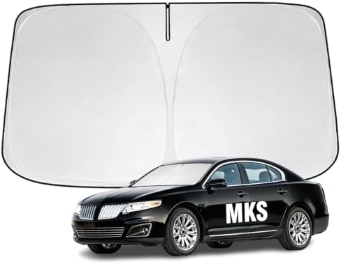Windshield Sun Shade for Lincoln MKS 2009-2016 Sunshade by YIZHUOMY