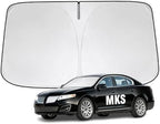 Windshield Sun Shade for Lincoln MKS 2009-2016 Sunshade by YIZHUOMY