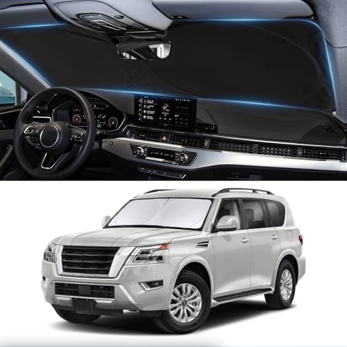Windshield Sunshade for 2017-2024 2025 2026 Nissan Armada Window Shades by INSAUTO