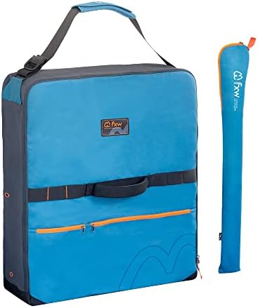 FXW Dog Playpen Storage Bag, Designed for RV Trips, Blue, 1 Pack | Fits FXW Pens Only(32" H 8 Panels & 9 Stakes), Comfortable Carry, Neat Storage, Wear-Resistant, Patented by FXW