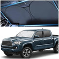 Windshield Sun Shade, Reflective Sunshade for Car Windshield with Mirror Cut-Out, Blocks 99% UV Rays & Keeps Vehicle Cool, Fits Cars, Trucks, SUVs & Vans, Fade-Resistant, (Small) by Autopect