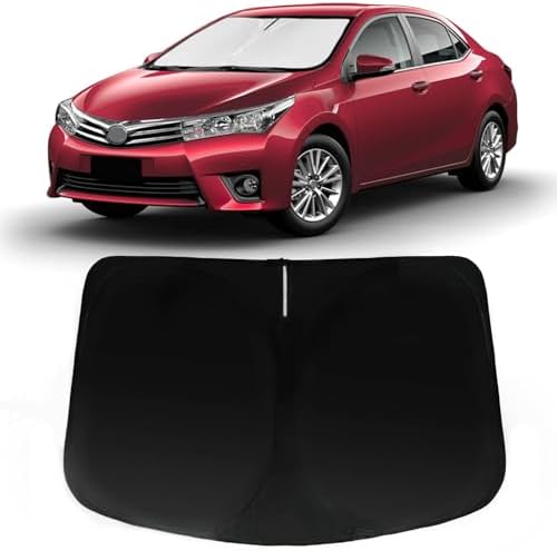 Windshield Sun Shade for Toyota Corolla 2009-2013 by PAIMOHO