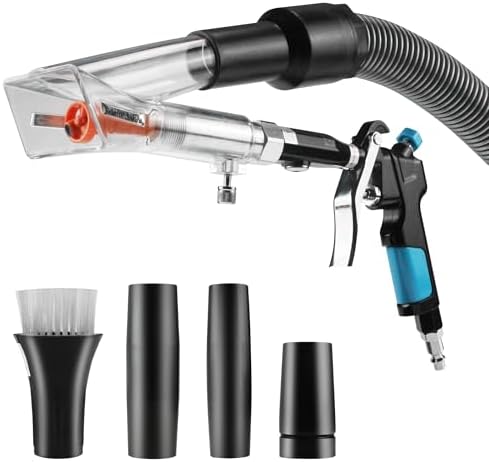 GOCCIDA 2IN1 Car Cleaning Gun Detailing Dry Air Blow Gun&Vacunm Gun for Car by GOCCIDA