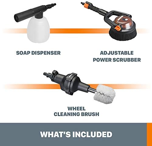 WORX Pressure Washer Accessory Kit for Auto & Boat Cleaning, WA4071 - Image 6