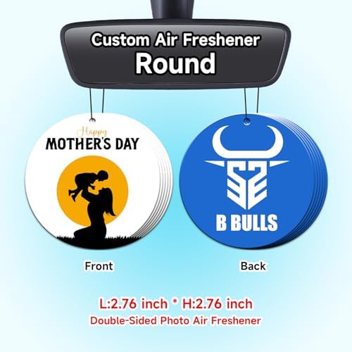 Bulk Custom Car Air Fresheners with Logo or QR Code - Image 2