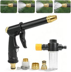 High Pressure Hose Nozzle, Upgraded Pressure Washer Gun with 4 Spray Modes, Adjustable Handheld Pressure Washer Nozzle for 3/4" Garden Hose, Watering Sprayer for Cleaning Yard Patio Car Pets by CCDobbs
