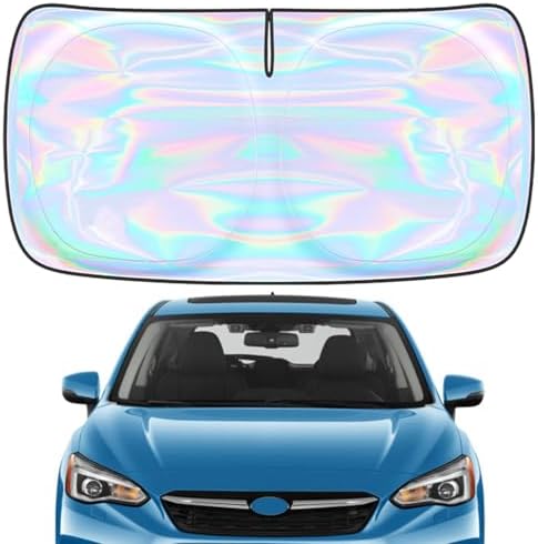 Windshield Sun Shade for Subaru Impreza 2015-2025 2026-4 Layers Sunshade Compatible with Subaru Impreza Foldable Front Window Sunshade Sun Visor Protector Block UV Rays Keep Your Car Cooler by Unknown