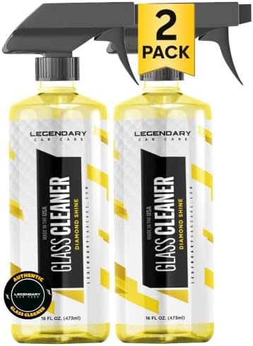 Legendary Glass Cleaner 16oz (2 Pack) - Auto Window Cleaner Spray by LegendaryCarCare