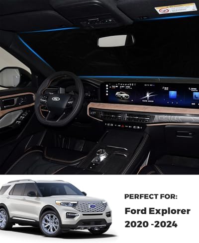 Foldable Front Windshield Sunshade fit for Ford Explorer 2020-2026 - Image 3