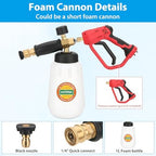2-in-1 16’’ Undercarriage 4000 PSI Pressure Washer Water Broom with Bottle - Image 4