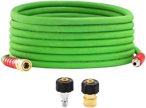 PWACCS 25FT Pressure Washer Hose, 3/8" Kink-Resistant for Hot/Cold Water by PWACCS