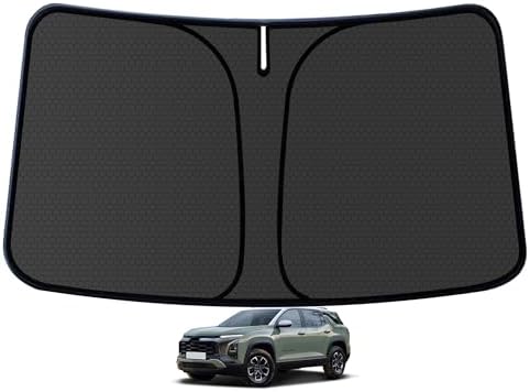Equinox Customized Windshield Sun Shade for 2018 2019 2020 2021 2022 2023 2024 Equinox Front Window Sunshade Visor Protector Foldable Blocks UV Rays Keep Car Cooler Accessories by aatoppus